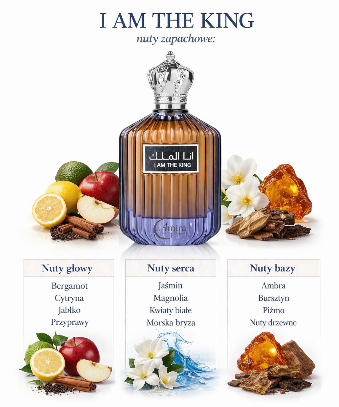 I Am The King, Ard Al Zaafaran, Men - 100ml - obrazek 3