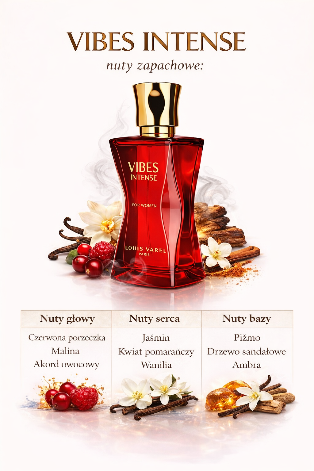 Vibes, Intense,Louis Varel Women - 100ml - obrazek 3