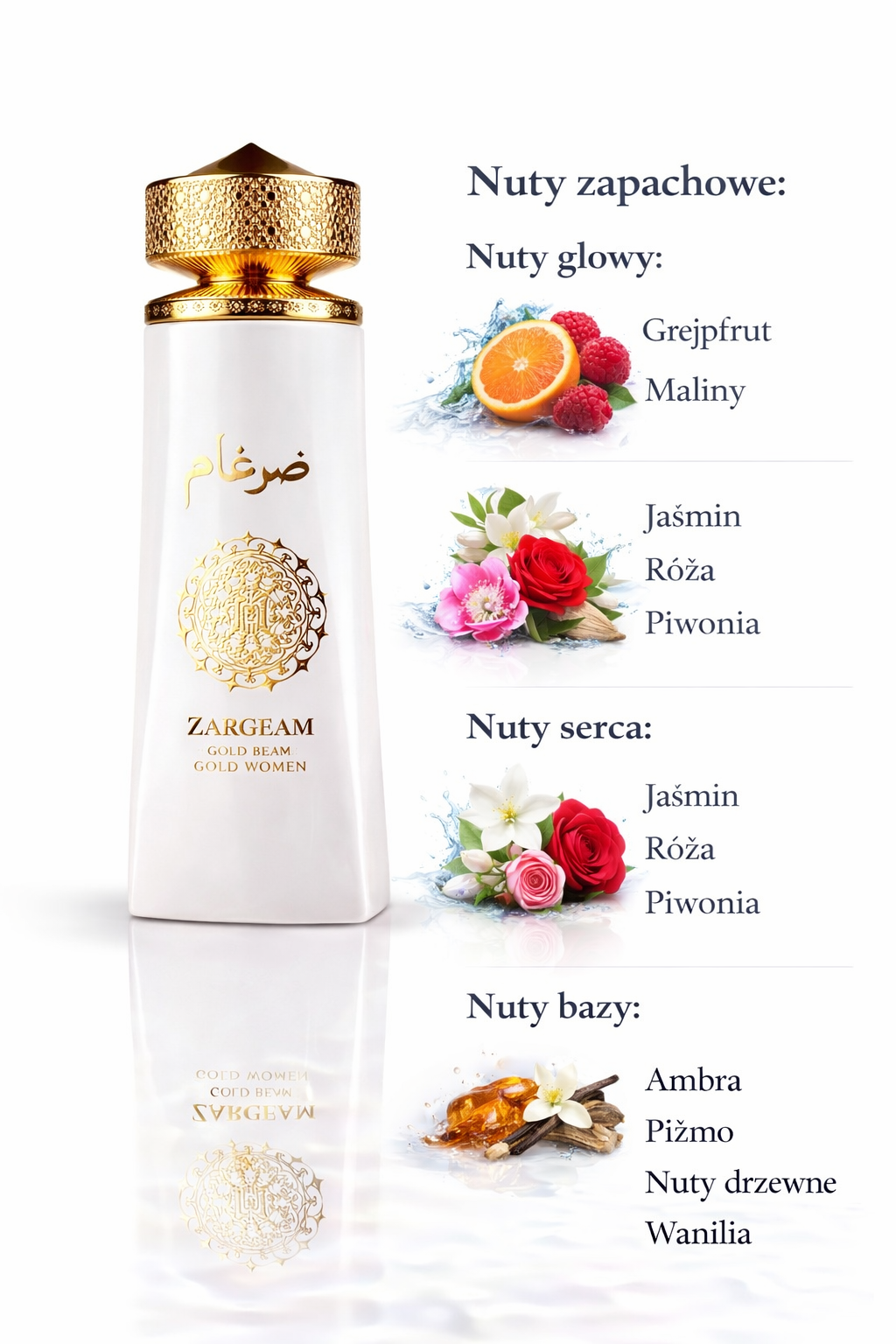Zargham Gold Elixir, Wadi Al Khaleej, Women - 100ml - obrazek 3