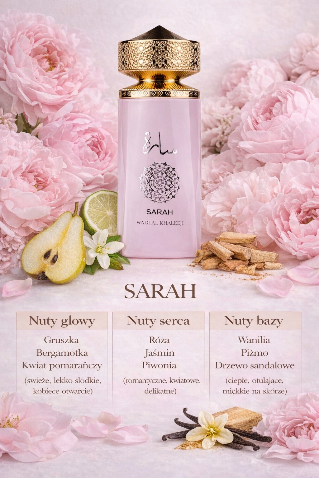 Sarah, Wadi Al Khaleej, Women - 100ml - obrazek 4